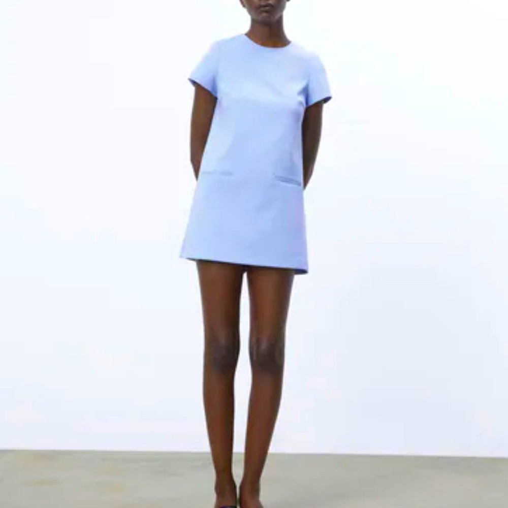 Dress with shorts underneath.